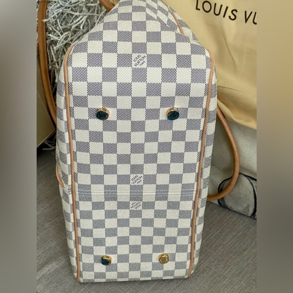 LOUIS VUITTON⭐️FIGHERI GM DAMIER AZUR⭐️STUNNING✨W/LV Box & Dustbag⭐️CA 2192 - Picture 7 of 16